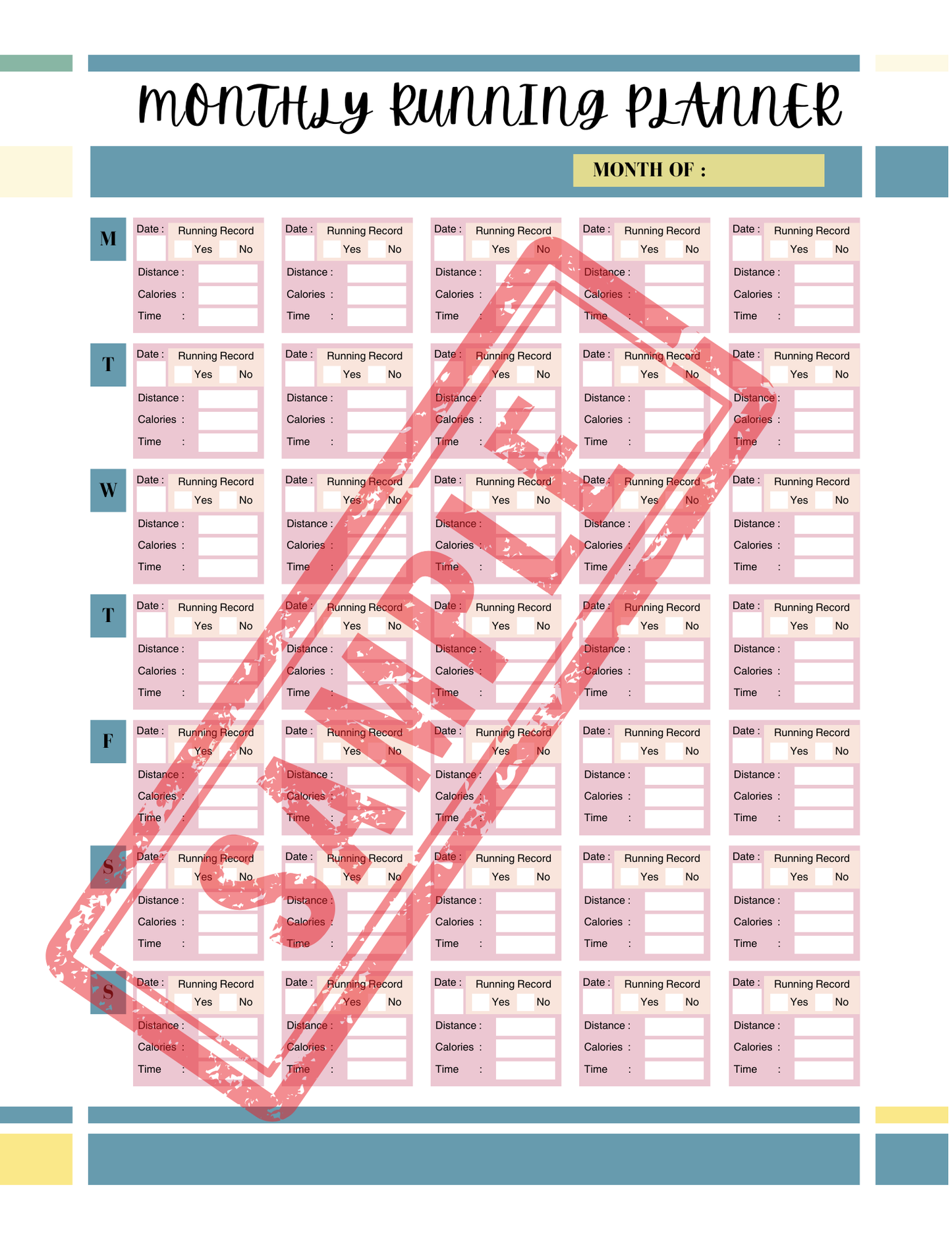 Basic Printable Planner