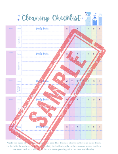 Household Printable Planner