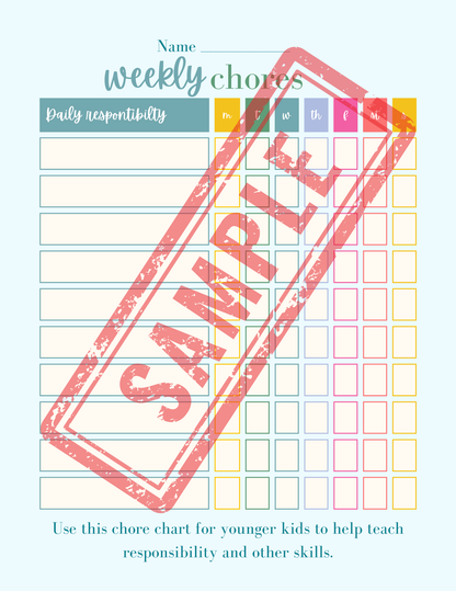 Household Printable Planner