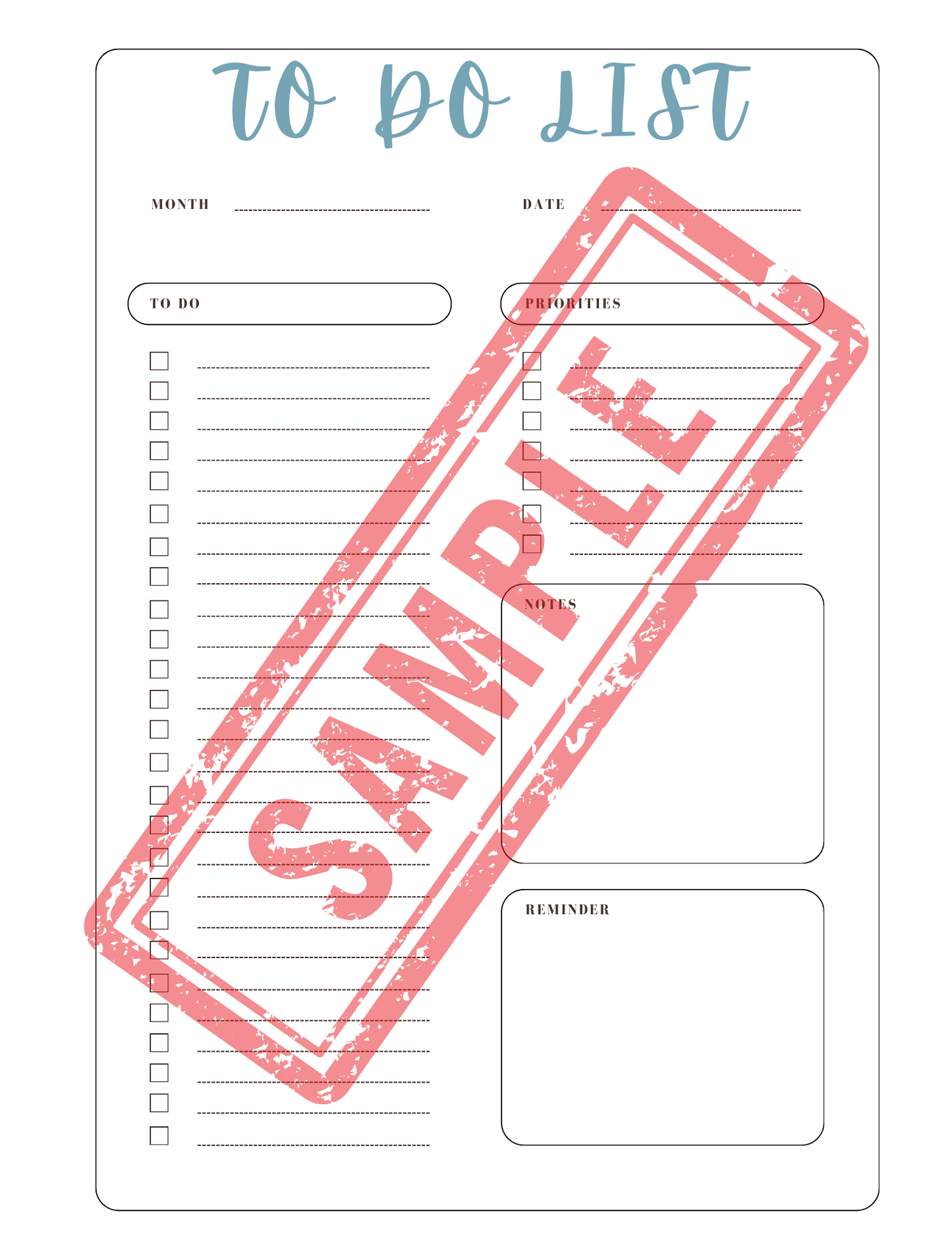 Business Printable Workbook