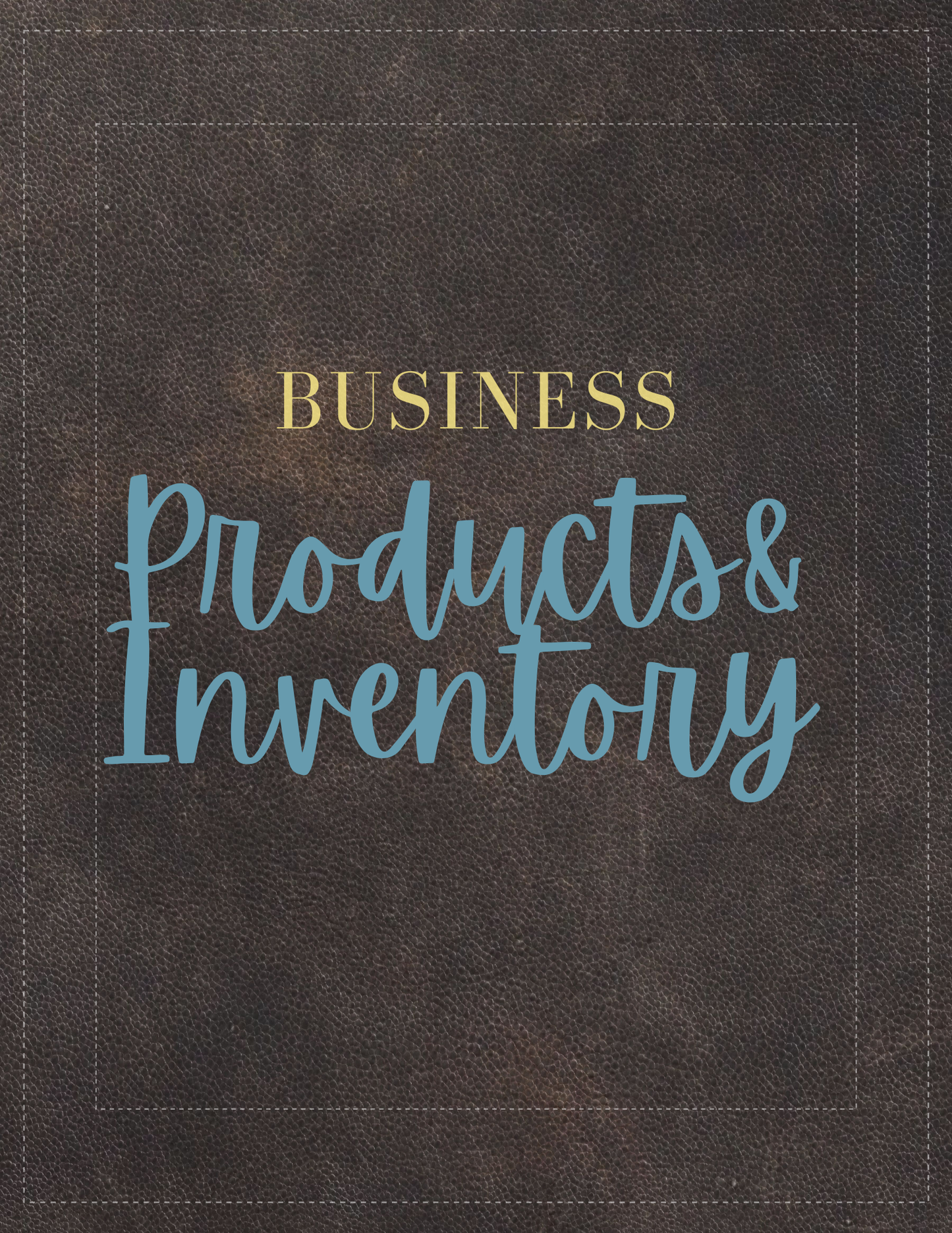 Business Printable Workbook