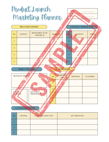 Business Printable Workbook