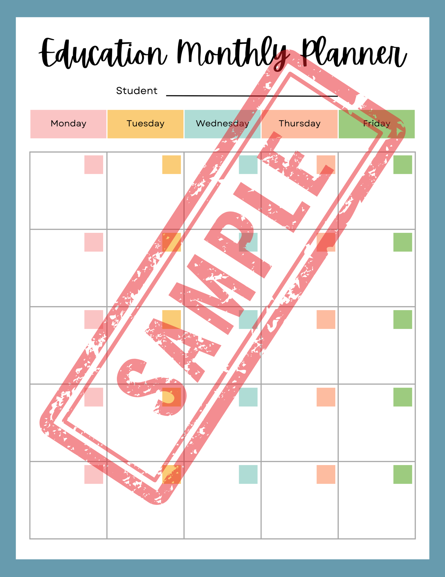 Household Printable Planner