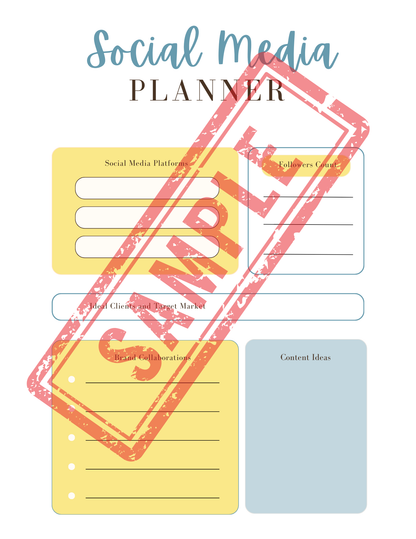 Business Printable Workbook