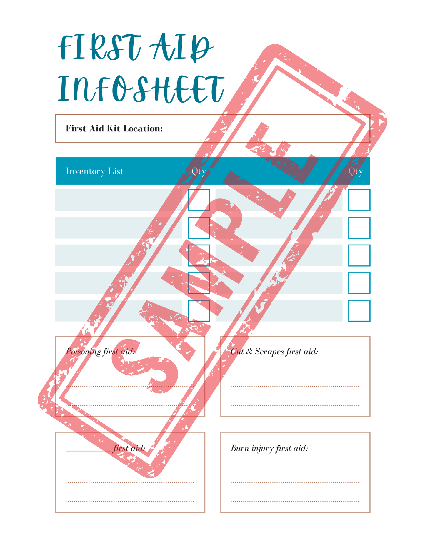 Household Printable Planner