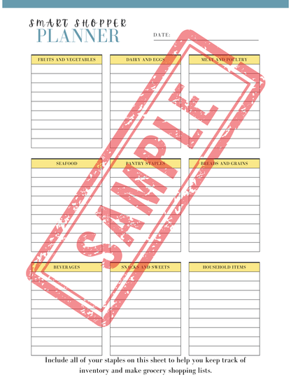 Household Printable Planner