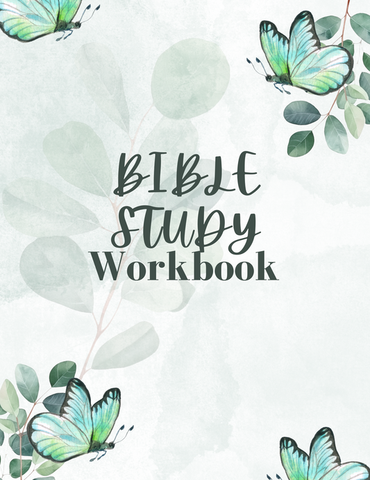 Bible Study Printable Workbook