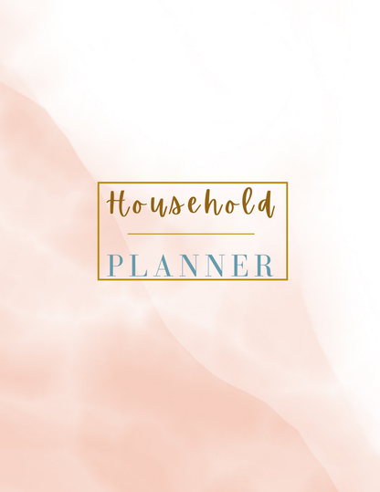 Household Printable Planner